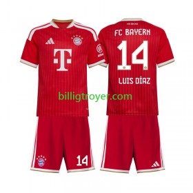 Billige Fotballdrakter Bayern München Luis Diaz 14 Barn Hjemmedraktsett 2026/27 Kortermet